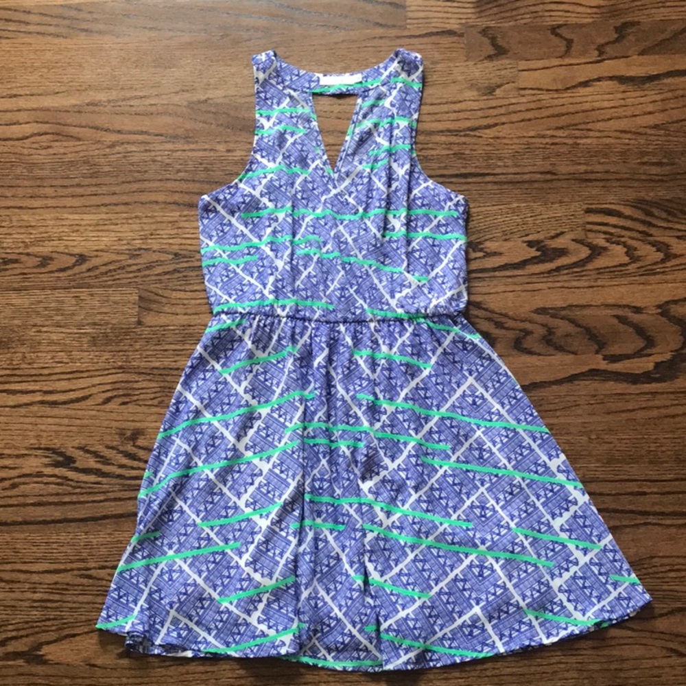 Lush Faux Wrap Dress